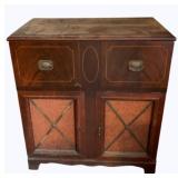 Vintage Radio/Record Player - 16 x 32.5 x 28.5