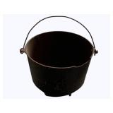 Metal Cauldron - 11 x 9 - as is, chipped