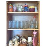 Cabinet Lot of Assorted Items