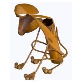 Metal Dog Figure - 12 x 17 x 11