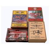 4 Texaco Die-Cast Planes in Boxes