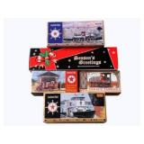 5 Texaco Die-Cast Banks in Boxes