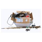 Fishing Poles w/ reels & More