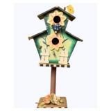 Wood Birdhouse - 16 x 6 x 6