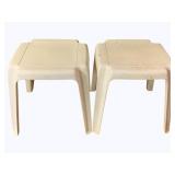 2 Plastic Stands - 16 x 16 x 17