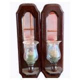 2 Hanging Candleholders - 17 x 5