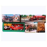 4 Texaco Die-Cast Banks in Boxes