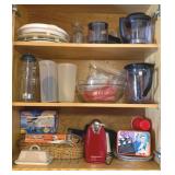 Cabinet of Assorted Items