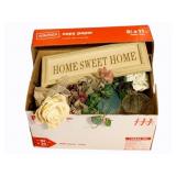 Box of Assorted Decorative Items & More
