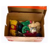 Assorted Stuffed Animals to include Baby Bop