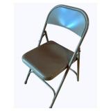 Metal Folding Chair - 18 x 16 x 32