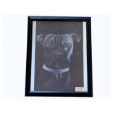 Framed Pencil Drawing - 16 x 20.5