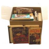 Box of Assorted Recipe Books & more