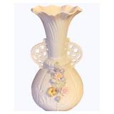 Belleek Rose Princess Vase - 9 1/4"