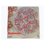 Budweiser Glass Platter in Box