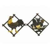 2 Wall Hangings - 9 x 9