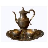 4pc. Silver Plated Tea Set