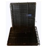 2 Metal Animal Kennels - 20 x 25