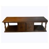 Wood Coffee Table - 59 x 22 x 17