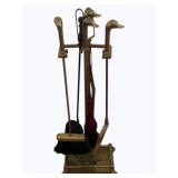 Brass Fireplace Set - 30"