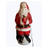 Vintage Blow Mold Santa - 21"