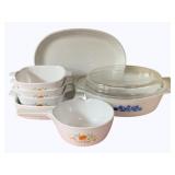 7 pieces of Corning Ware Dishes