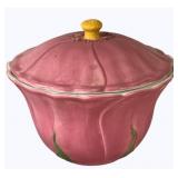 Franciscan Rose Cookie Jar - 10 x 9