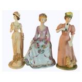 3 Lady Figurines