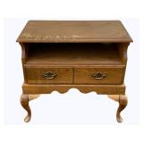 Wood Side Table - 33 x 36 x 17