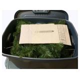 One Tote of Artificial Christmas Tree Branches