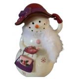 Snow "Girl"  Cookie Jar - 12.5"