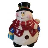 Snowman Cookie Jar - 11"