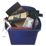 Tote of Assorted Items