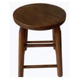 Wood Stool - 12.5 x 18
