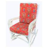 Wicker Rocking Chair - 37 x 26 x 19