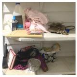 Lot of Assorted items (2 shelves)