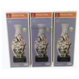 3 Pintoo 3D Puzzle Vases in boxes