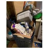 Lot of Assorted Items - Clothes Basket & More