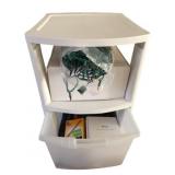 Plastic Storage Bin w/ Contents - 18 x 21 x 27