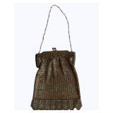 Vintage Metal Mesh Flapper Purse - 6 x 4
