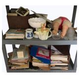 2 Shelves of  Assorted Items - Books & More