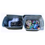 2 Totes of Assorted Items