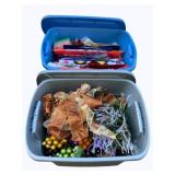 2 Totes of Assorted Items