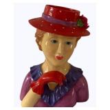 Ceramic Head Vase - 8"