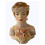 Clarissa 1996 - Blushing Bride Head Vase