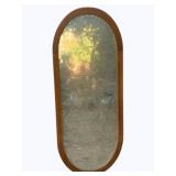 Wood Framed Mirror - 48 x 19
