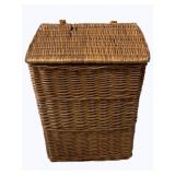 Wicker Clothes Hamper - 11 x 15 x 21