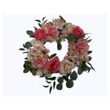 Silk Floral Wreath - 18"