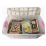 Tote of Assorted Crafts