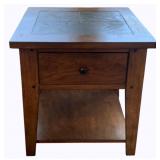 One-Drawer End Table - 24 x 26 x 24